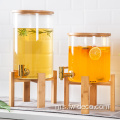 dispenser minuman air kaca dengan ketuk